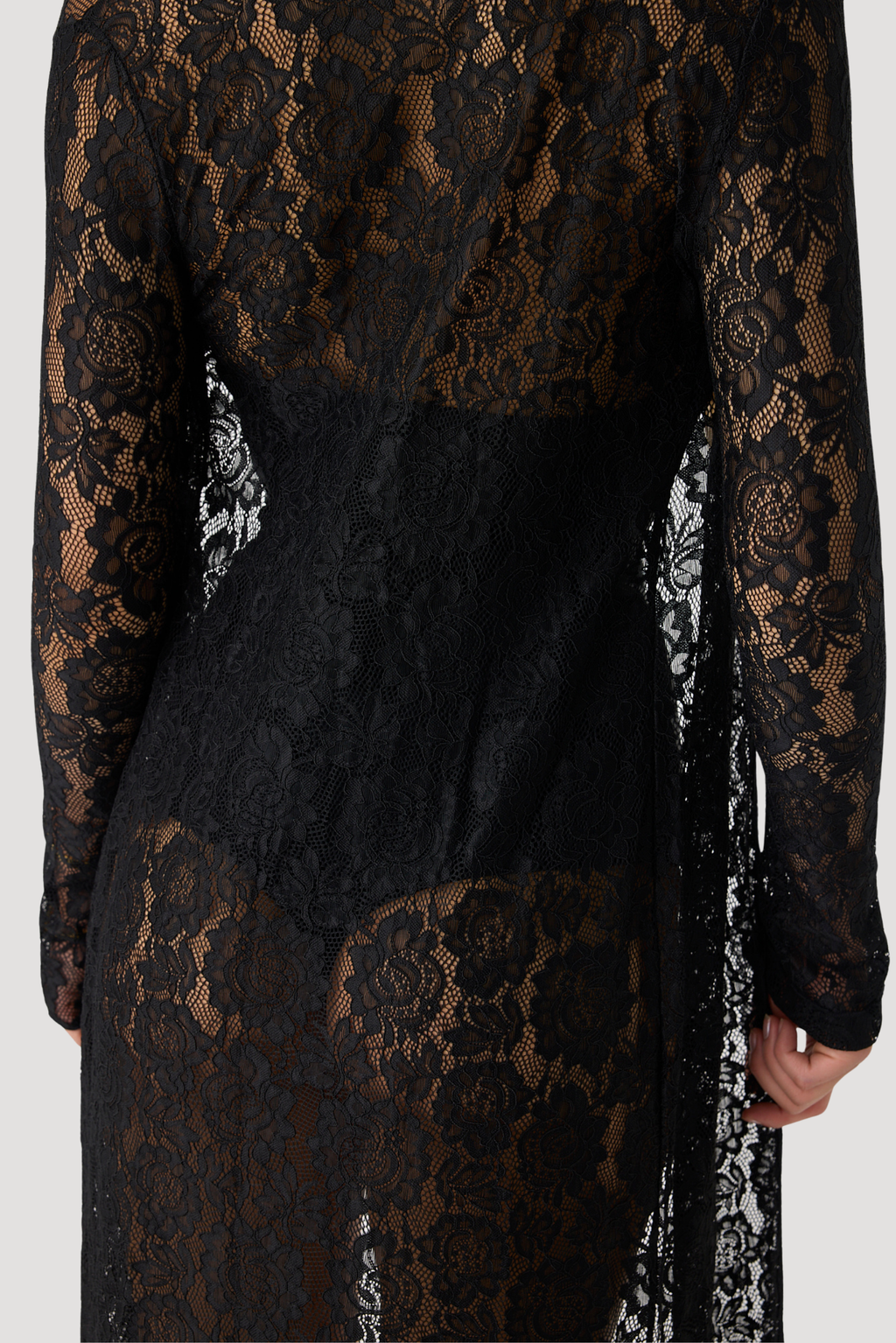 Lace swimsuit coverup