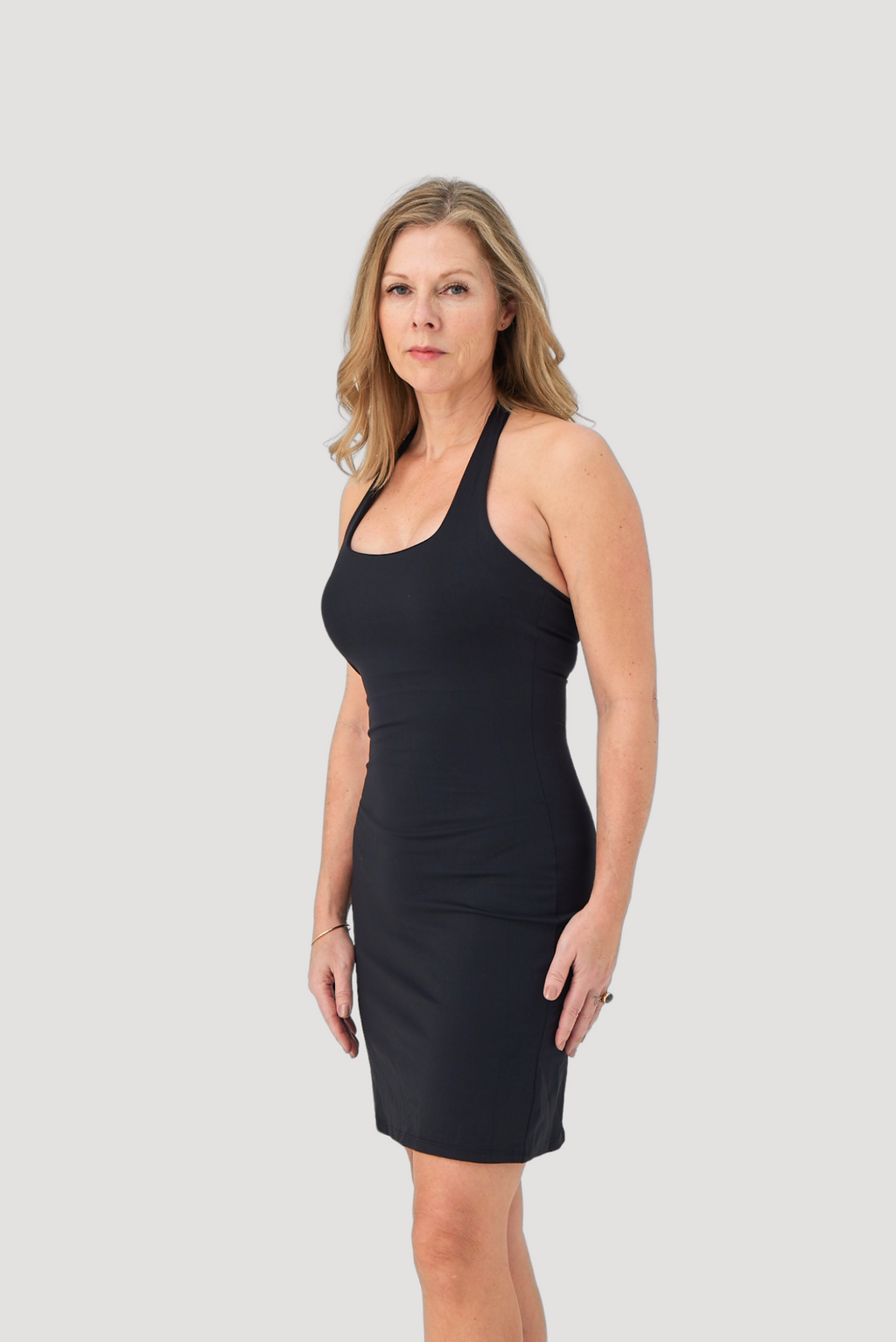 HALTER NECK MINI DRESS