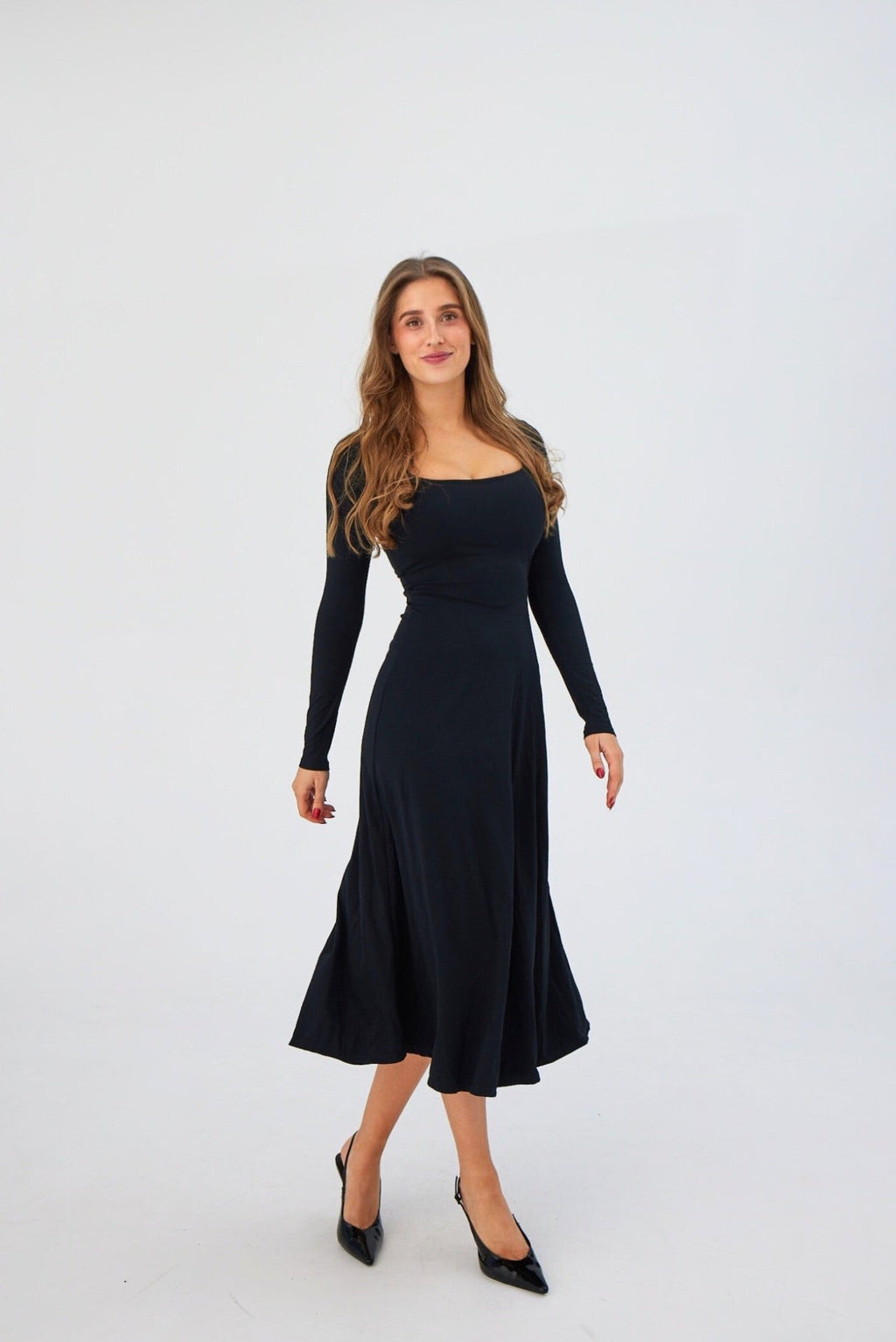 REVERSIBLE FLOWY SLEEVE DRESS Tryless REVERSIBLE FLOWY SLEEVE DRESS Tryless